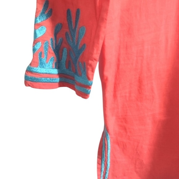 Gretchen Scott Tunic xs in excellent condition reed embroidered tunic​ - Picture 7 of 7